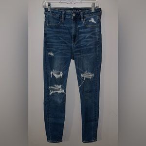 American Eagle women’s 6R super high rise jegging crop